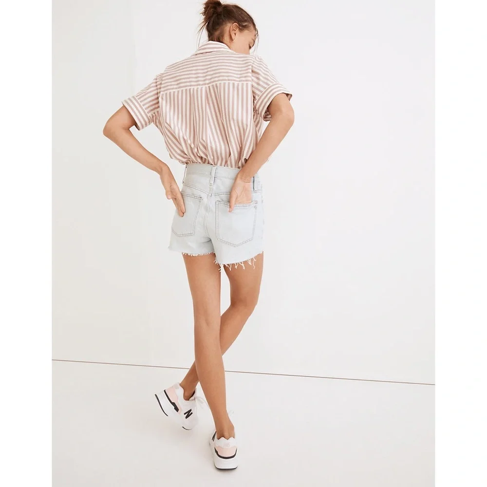 Madewell Relaxed Denim Shorts in Essen Wash Women’s 27 - Picture 3 of 14